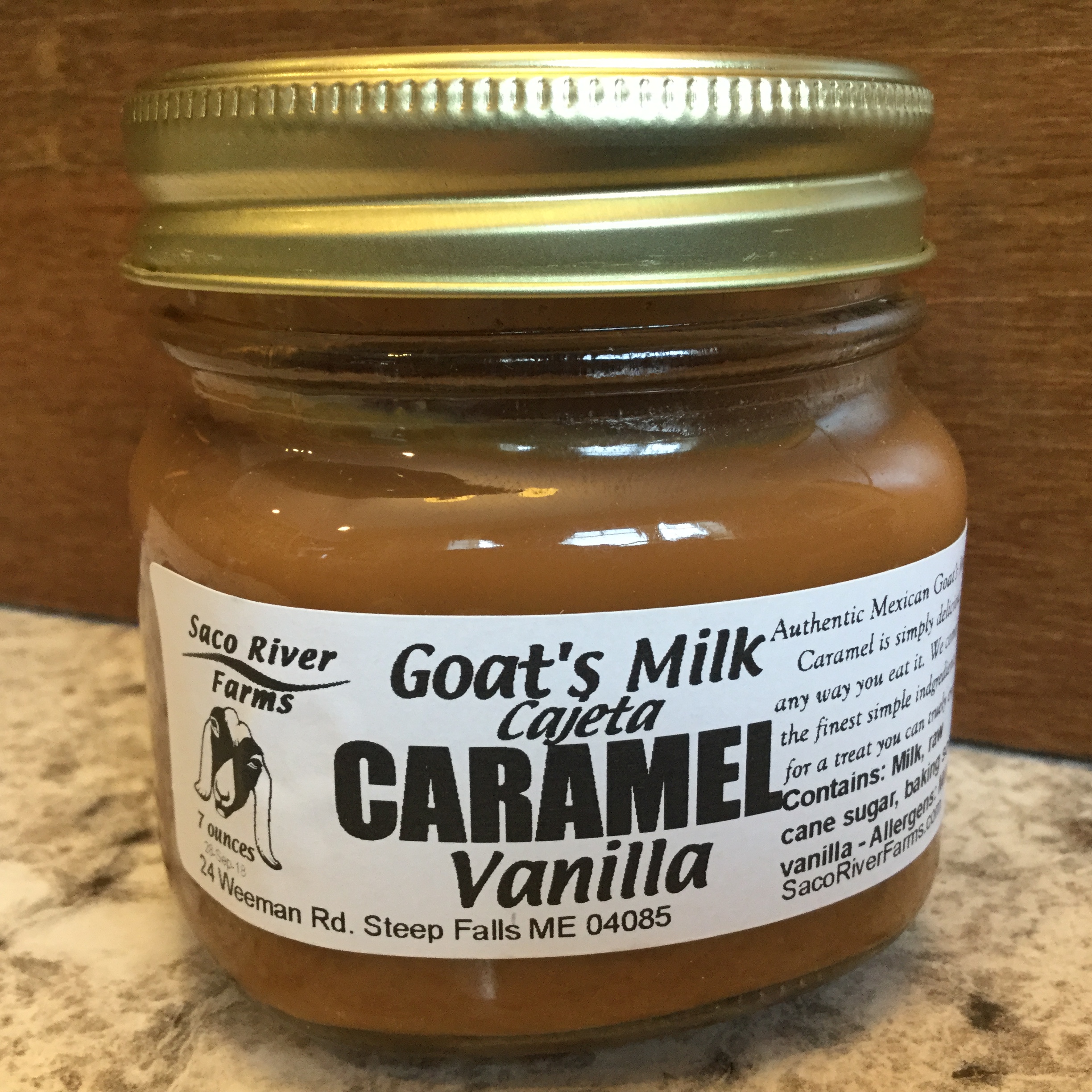 Goats Milk Caramel Vanilla Saco River Farms